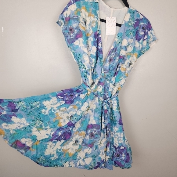 Free People freddy tie mini dress, size S, nwt - Picture 5 of 9